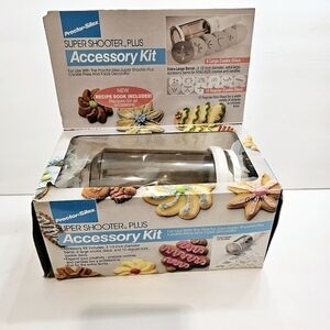 Salad Shooter Plus Assessory Kit & Recipe Book Proctor Silex NOB